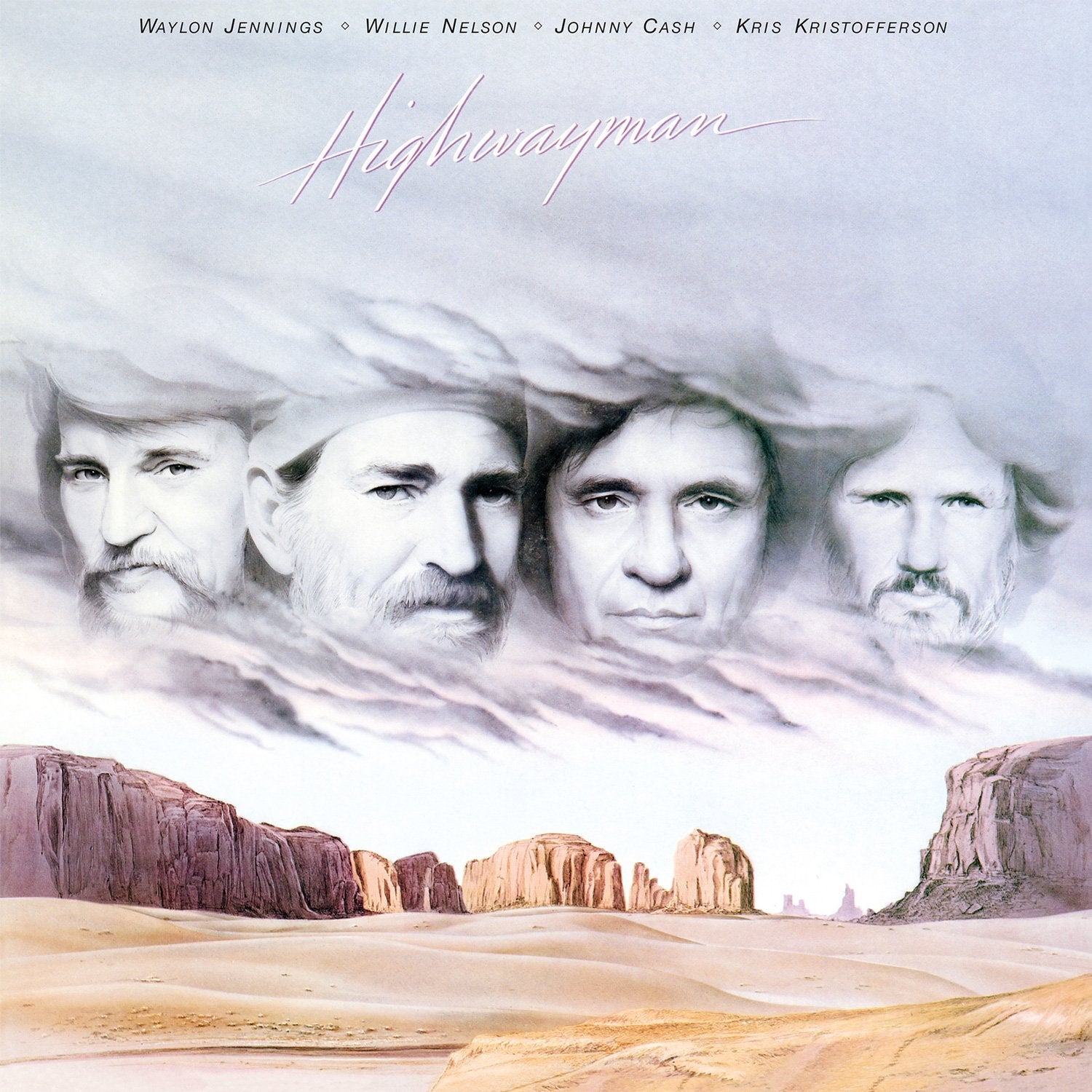 Waylon Jennings • Willie Nelson • Johnny Cash • Kris Kristofferson – Highwayman LP