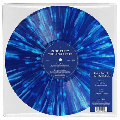 RSD BLOC PARTY - The High Life EP - 12" EP - Blue Splatter Vinyl