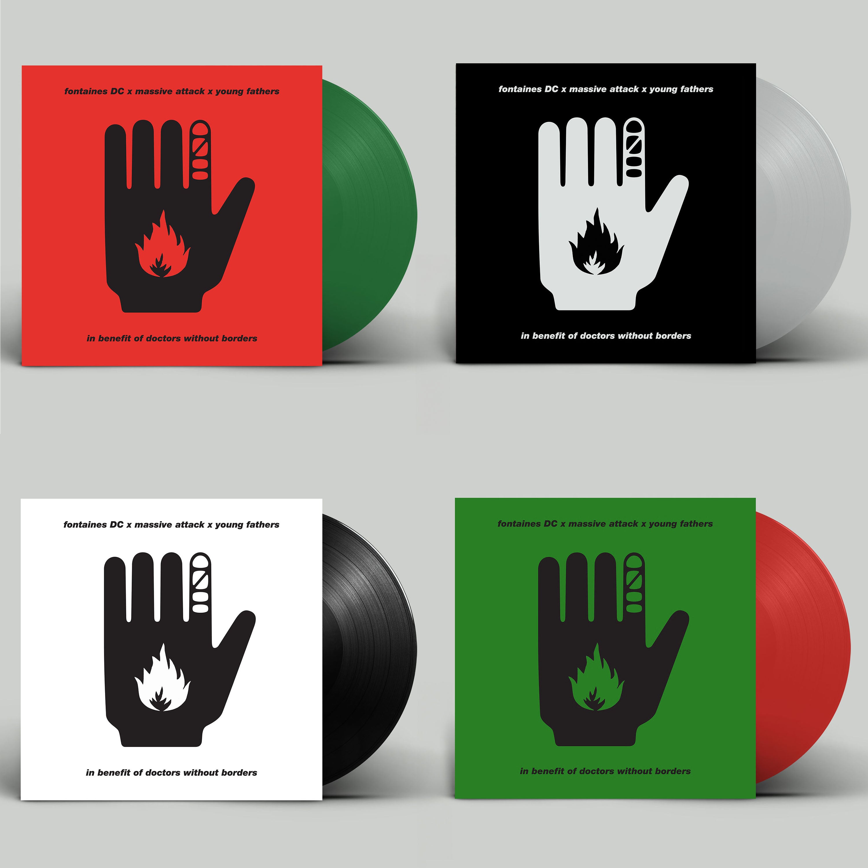 Pre Order: Fontaines DC / Massive Attack / Young Fathers - "Ceasefire" LTD 12" EP Out May 1st 2024