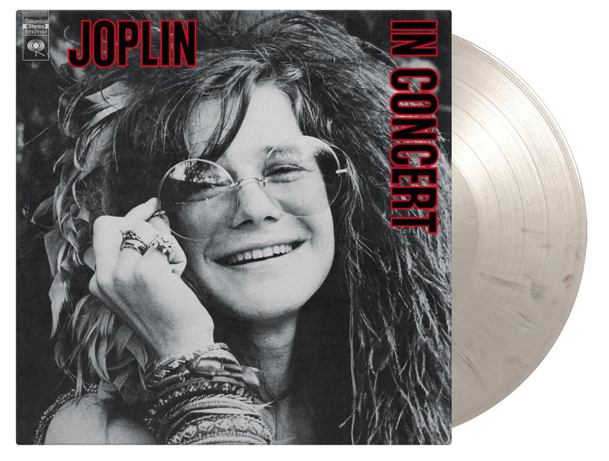 Janis Joplin – Joplin In Concert 2LP LTD Black & White Marbled Vinyl