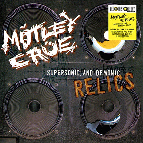 MOTLEY CRUE - Supersonic and Demonic Relics - 2 LP - Picture Disc