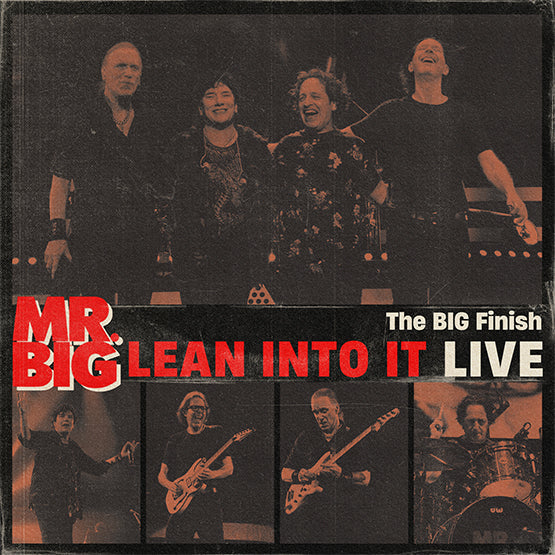RSD MR.BIG - The Big Finish - Lean Into It Live - 1 LP - 180g Black and Red Splatter Vinyl [RSD 2024]