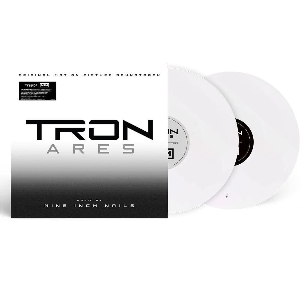 Nine Inch Nails - Tron: Ares Soundtrack (w/ Alternative B&W Sleeve) 2LP 180g Opaque White Vinyl