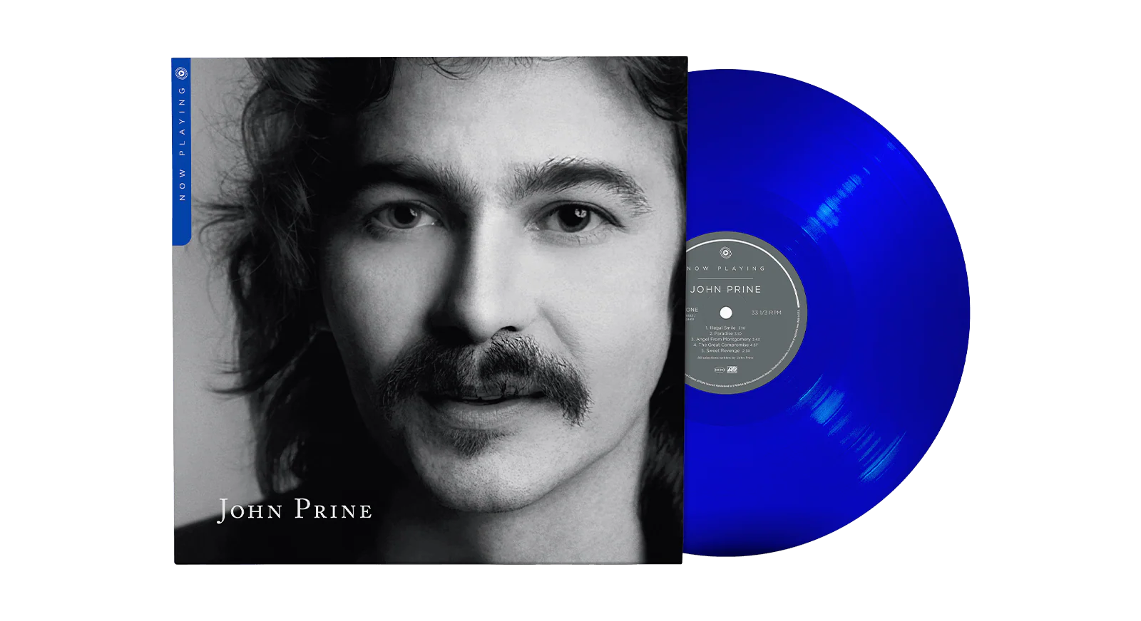 John Prine – Now Playing LP (Cobolt Transparent Vinyl)