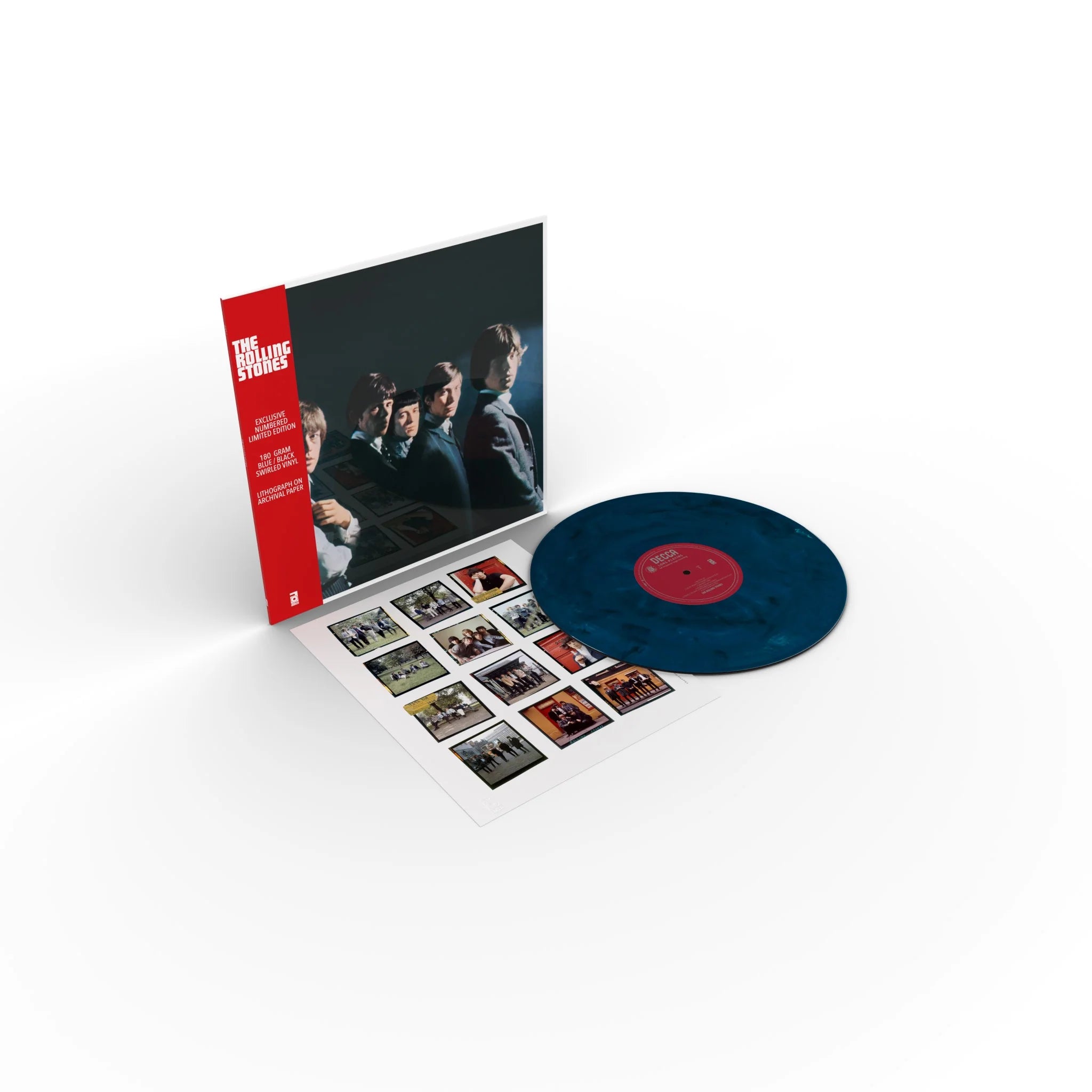 RSD ROLLING STONES - Rolling Stones - 1 LP - 180g Blue and Black Swirl Vinyl [RSD 2024]