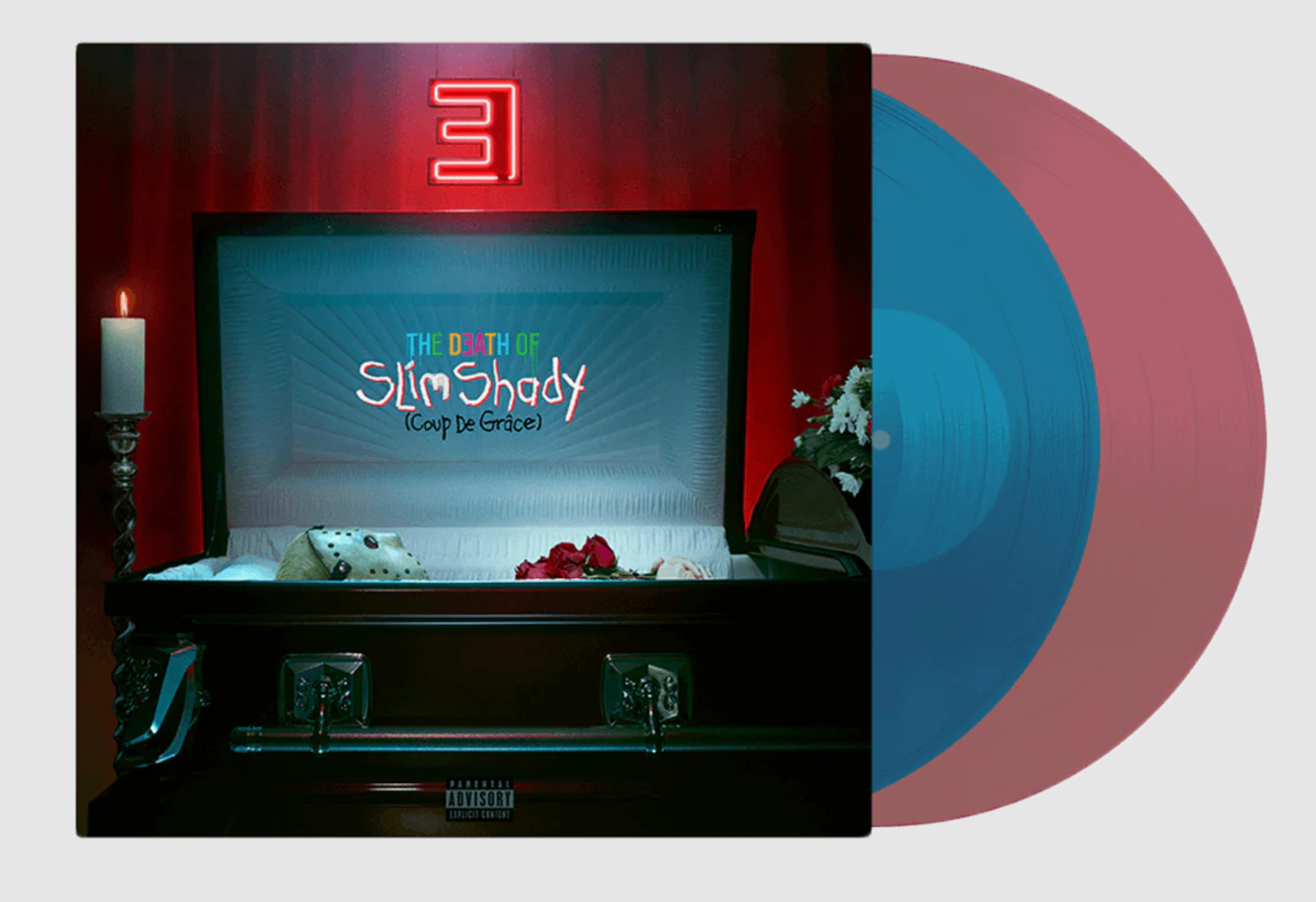 Eminem, Slim Shady – The Death of Slim Shady Vinyl 2LP Red & Blue