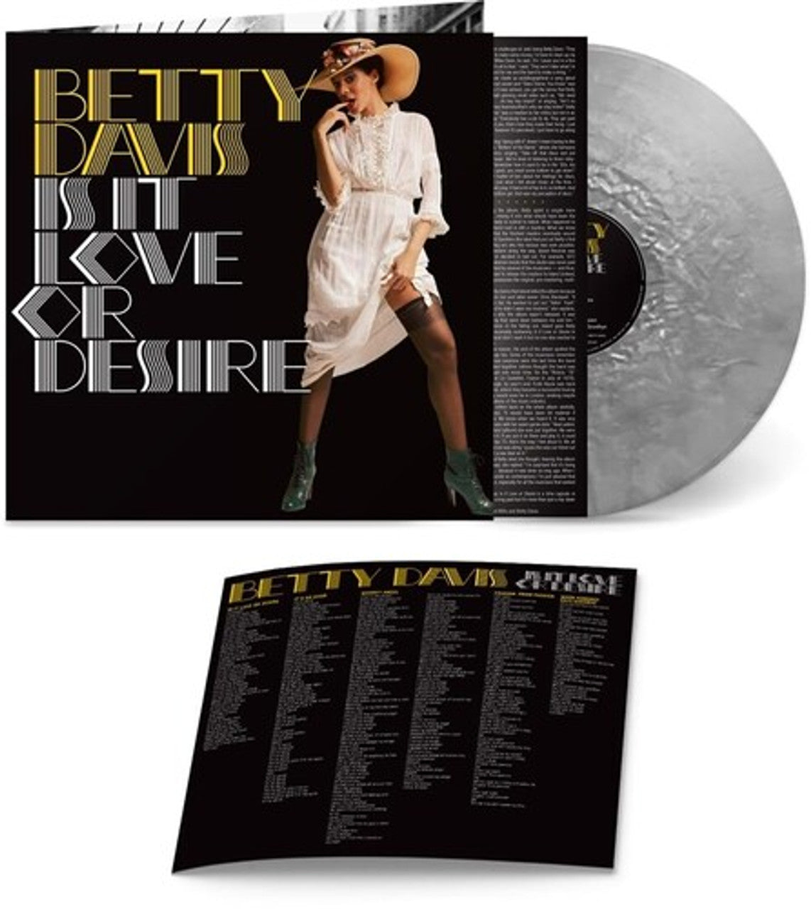 Betty Davis – Is It Love Or Desire - Betty Davis Archival Series LP (Silver Metallic Wax Vinyl)