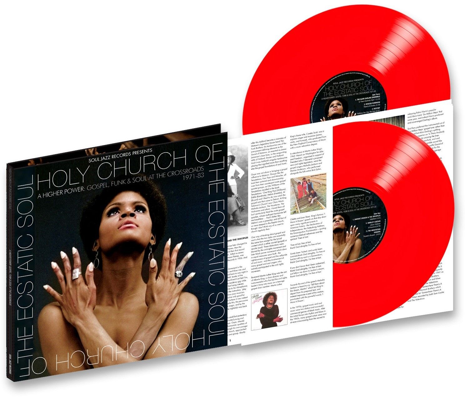 Various Artists – Holy Church Of The Ecstatic Soul (A Higher Power: Gospel, Funk & Soul At The Crossroads 1971-83) 2LP Red Vinyl
