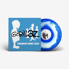 Gorillaz – Tomorrow Comes Today 12" (Limited Edition White & Blue Vinyl)