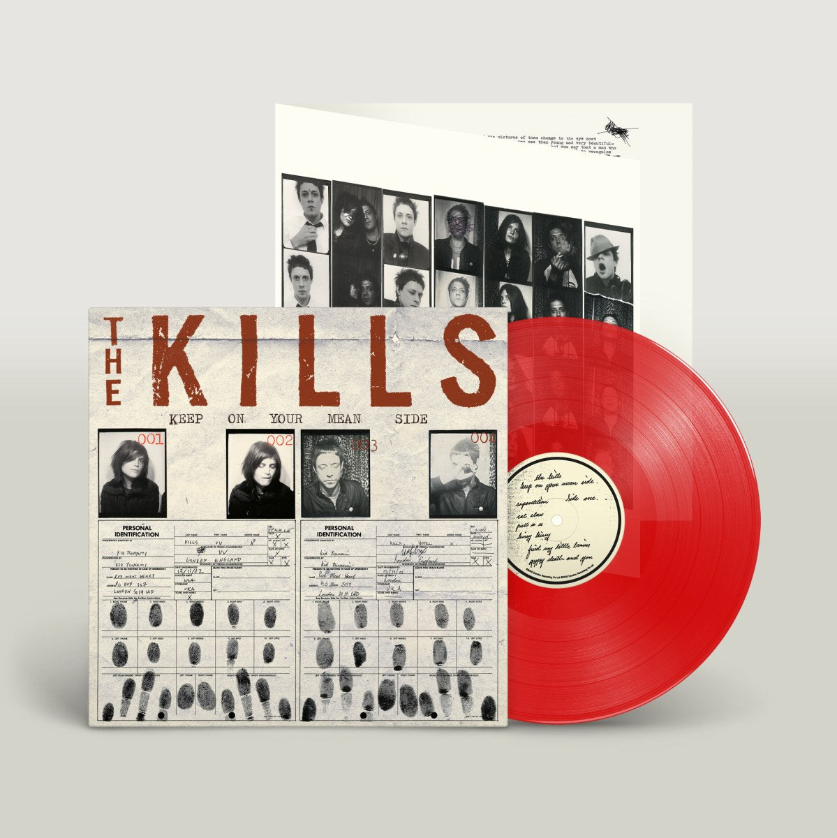 The Kills – Keep On Your Mean Side LP (20th Anniversary Transparent Red Vinyl)