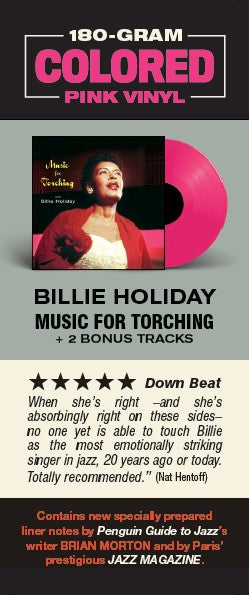 Billie Holiday - Music for Torching LP (Limited Edition Pink 180g Vinyl)