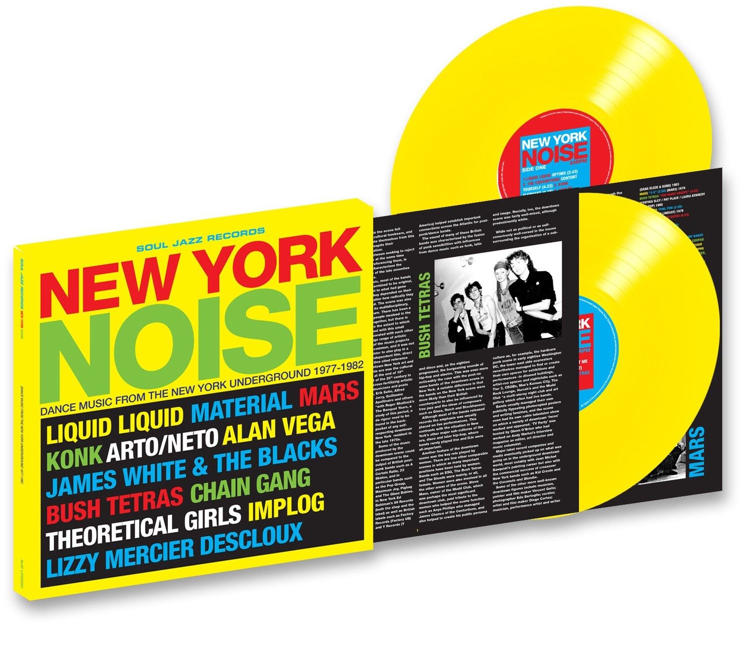Various Artists – New York Noise (Dance Music From The New York Underground 1977-1982) 2LP LTD RSD Yellow Vinyl