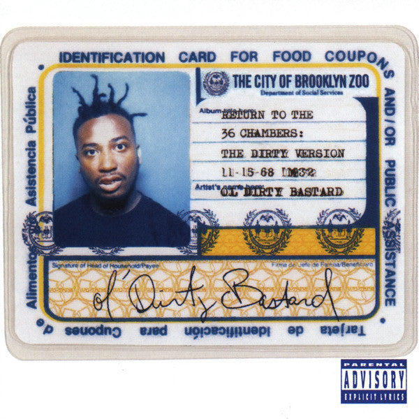 Ol' Dirty Bastard - Return To The 36 Chambers: The Dirty Version 2LP