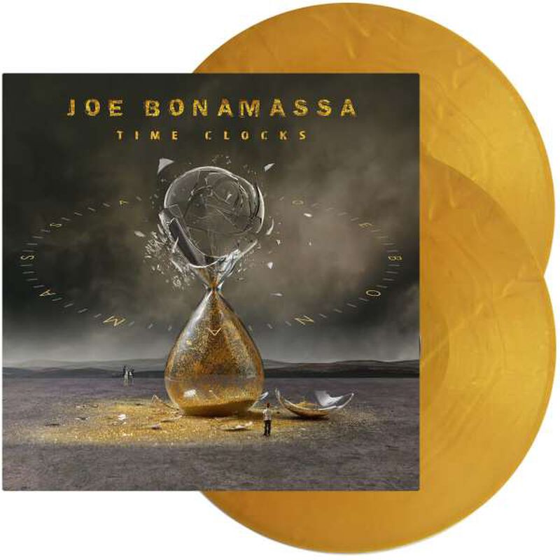 Joe Bonamassa – Time Clocks 2LP LTD Gold Vinyl w/ 24 Page Art Booklet