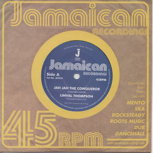 Linval Thompson ‎– Jah Jah The Conqueror 7"