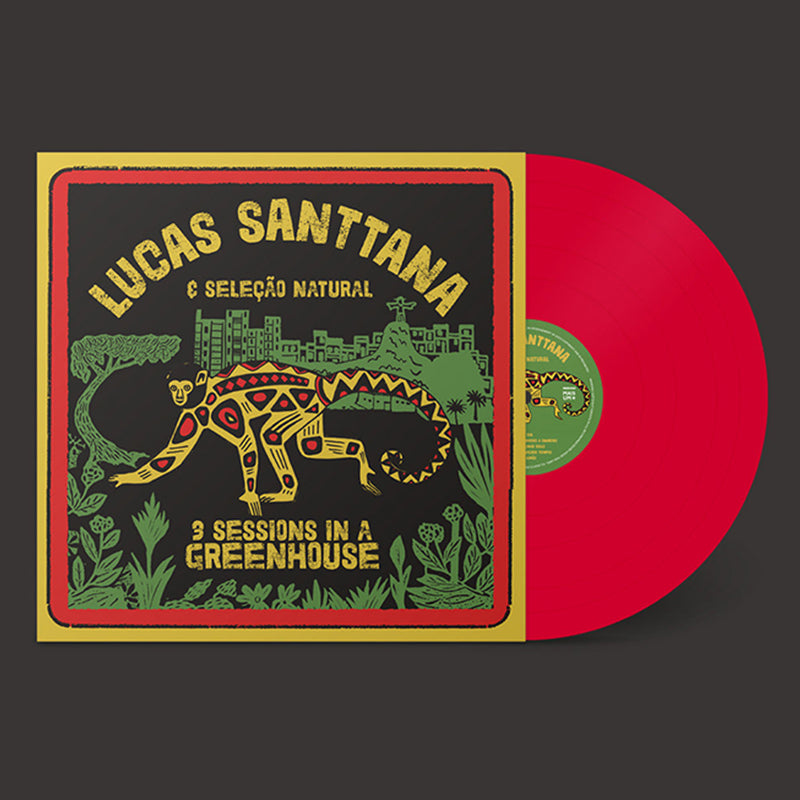 Lucas Santtana E Seleção Natural – 3 Sessions In A Greenhouse LP LTD Red Vinyl