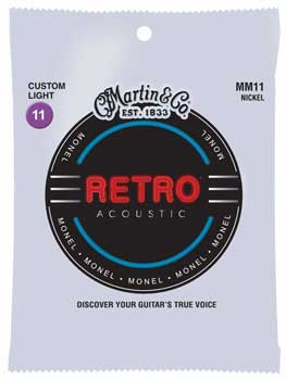 Martin Custom Light Retro Acoustic Strings (11-52)