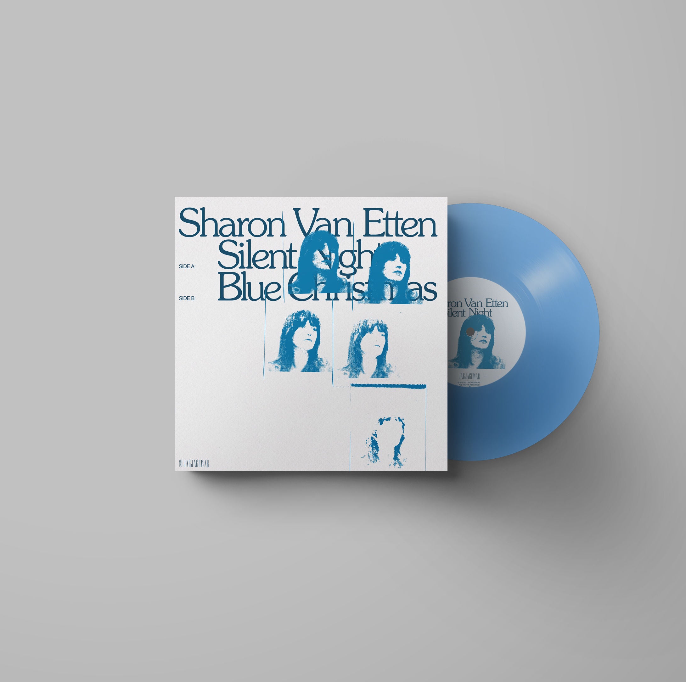 Sharon Van Etten – Silent Night / Blue Christmas 7" Blue Vinyl