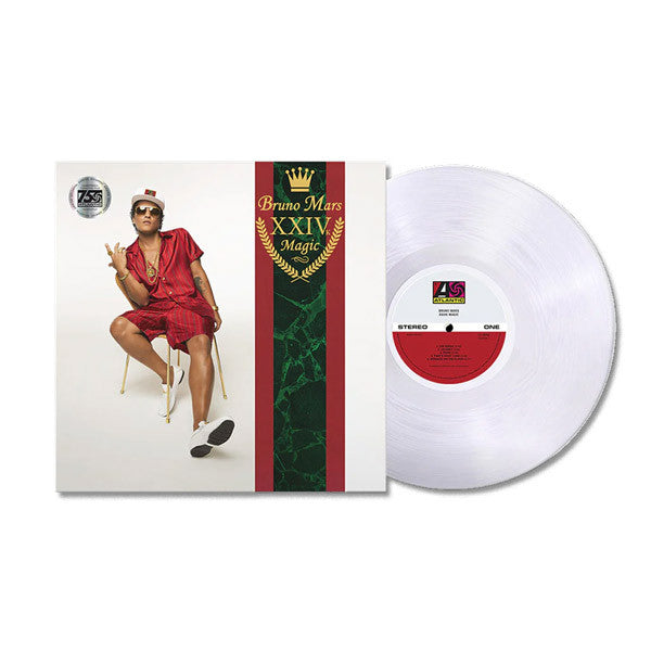 24K Magic - Bruno Mars LP (Clear Vinyl)
