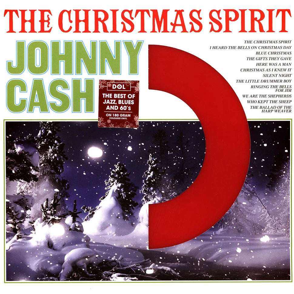 Johnny Cash - The Christmas Spirit [Red LP Vinyl]