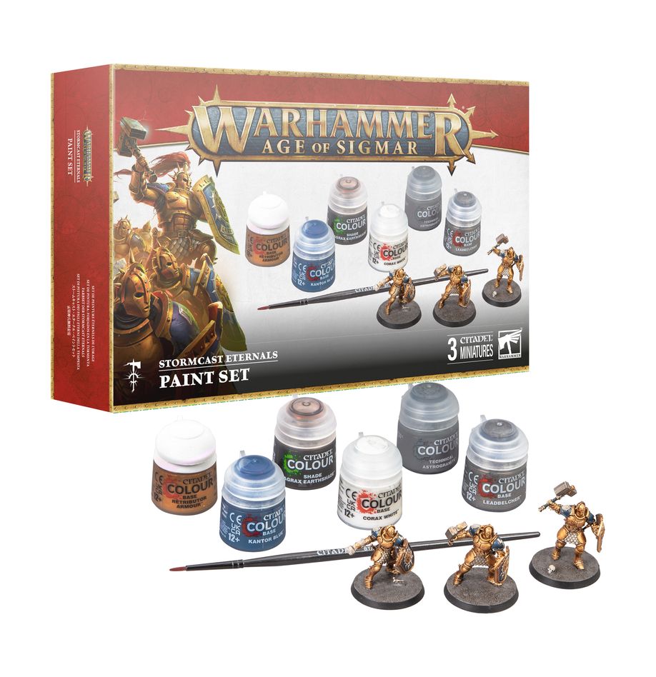 Warhammer Age of Sigmar - Stormcast Eternals Paints Set