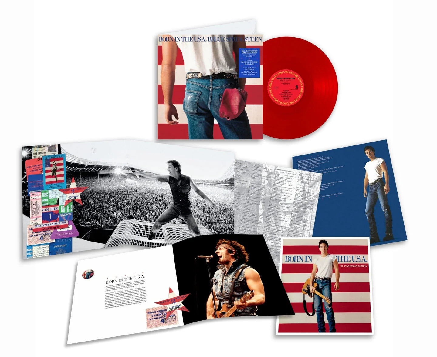 Bruce Springsteen - Born In The USA 40th Anniversary (Translucent Red Vinyl)
