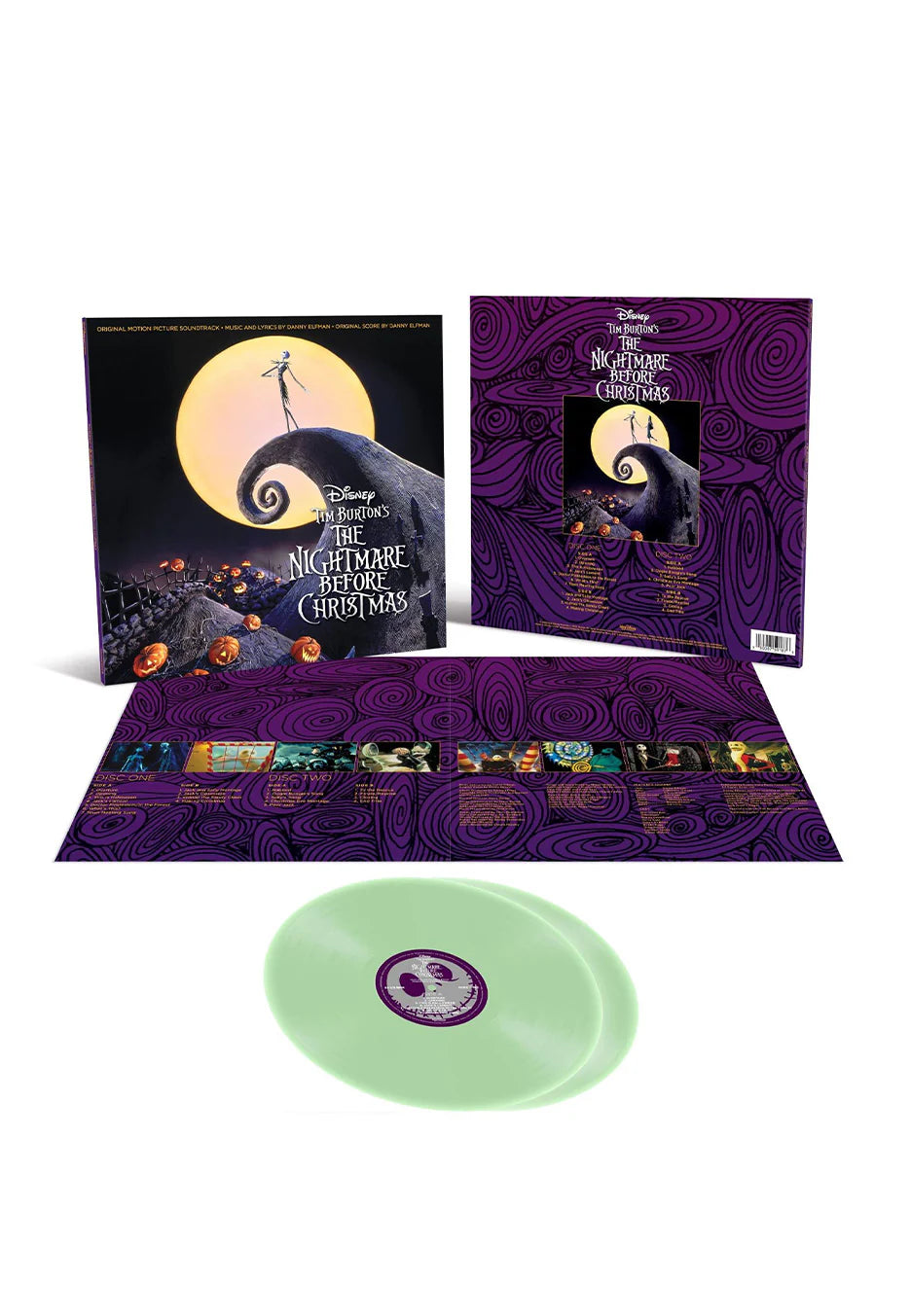 Danny Elfman –The Nightmare Before Christmas (OST) [Reissue] - 2LP - 'Glow In The Dark' Vinyl