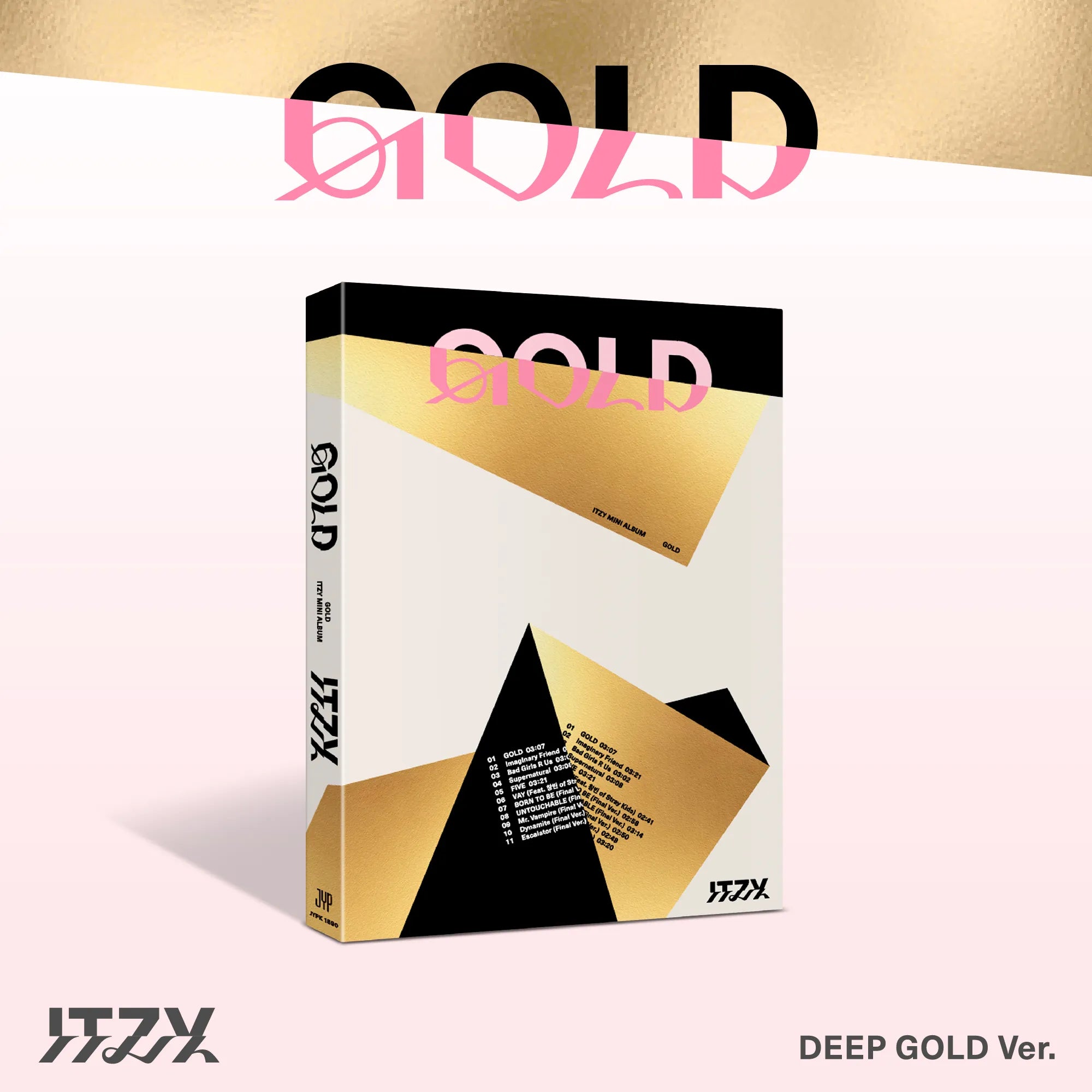 Itzy - Gold CD (Rose Gold Version)