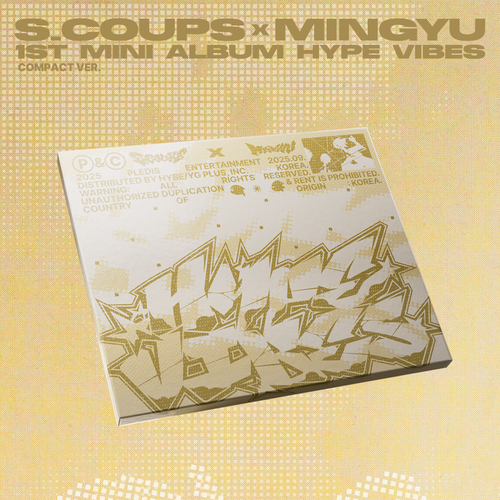 CxM (Seventeen) - 1st Mini Album 'HYPE VIBES' CD (Compact Ver.)