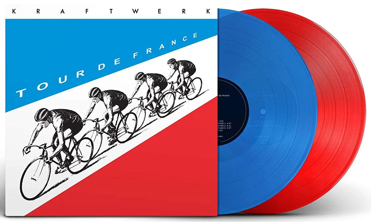 Kraftwerk – Tour De France LP (Limited Edition Repress on Blue and Red Translucent Vinyl)