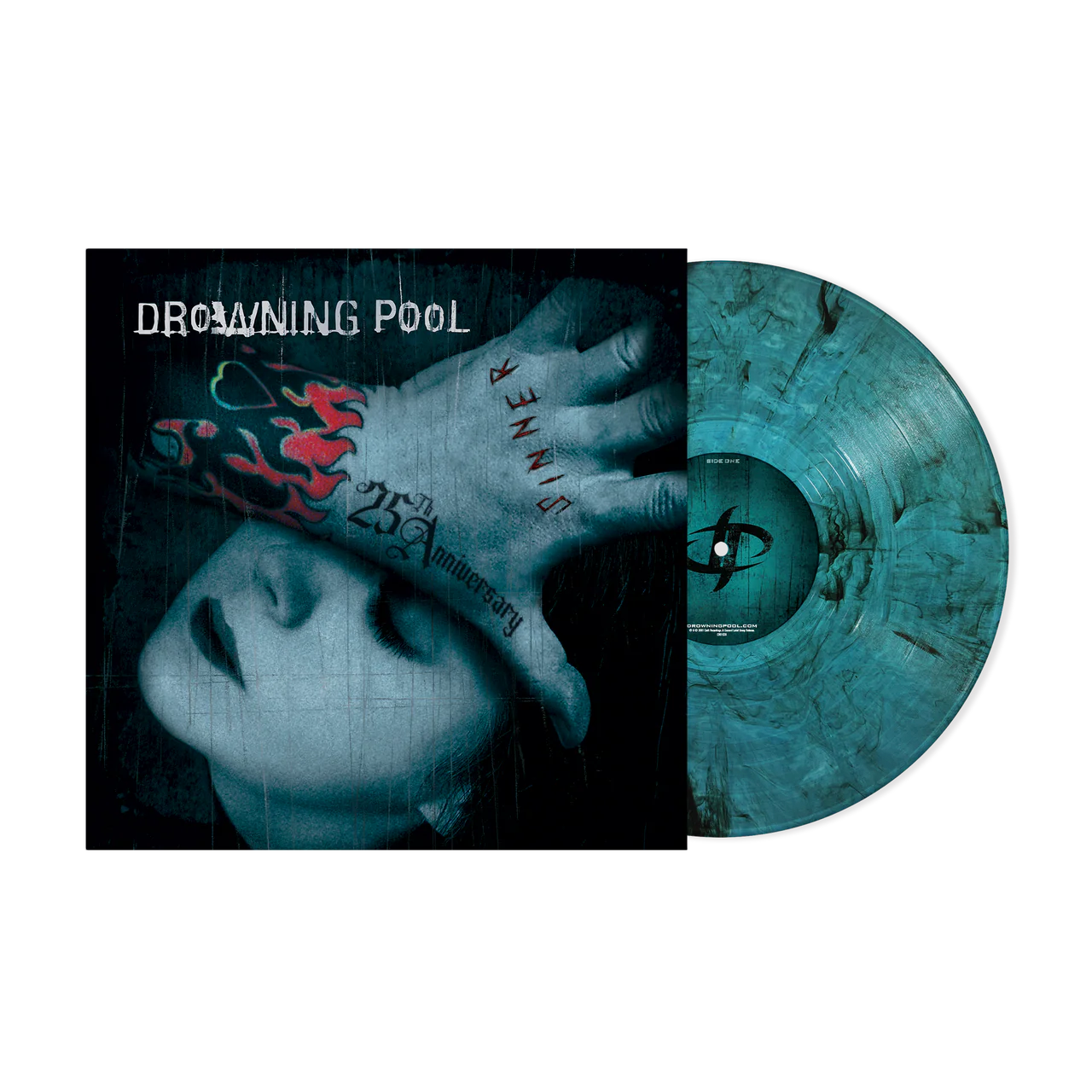 Drowning Pool - Sinner LP (25th Anniversary Limited Edition Blue Ink Swirl Vinyl)
