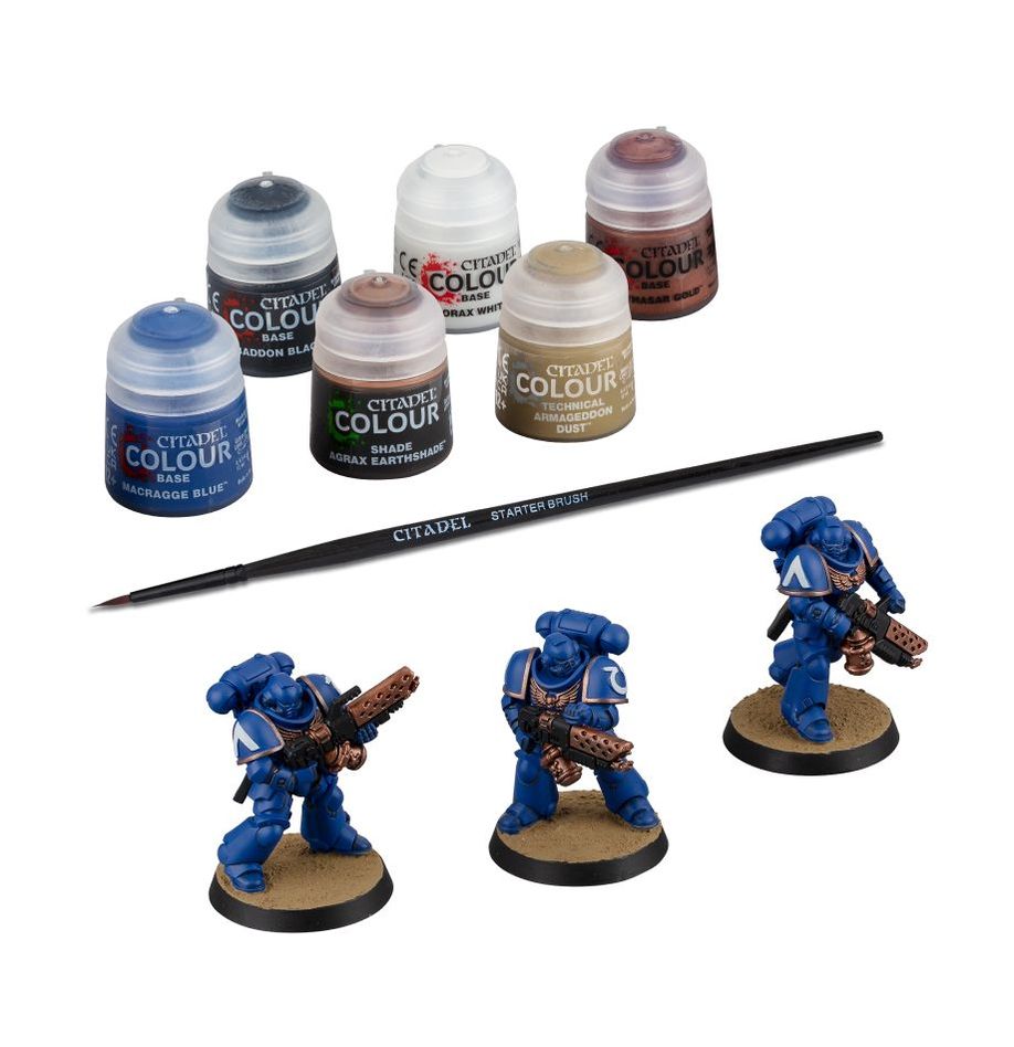 Warhammer 40,000 - Space Marines: Infernus Marines + Paints Set