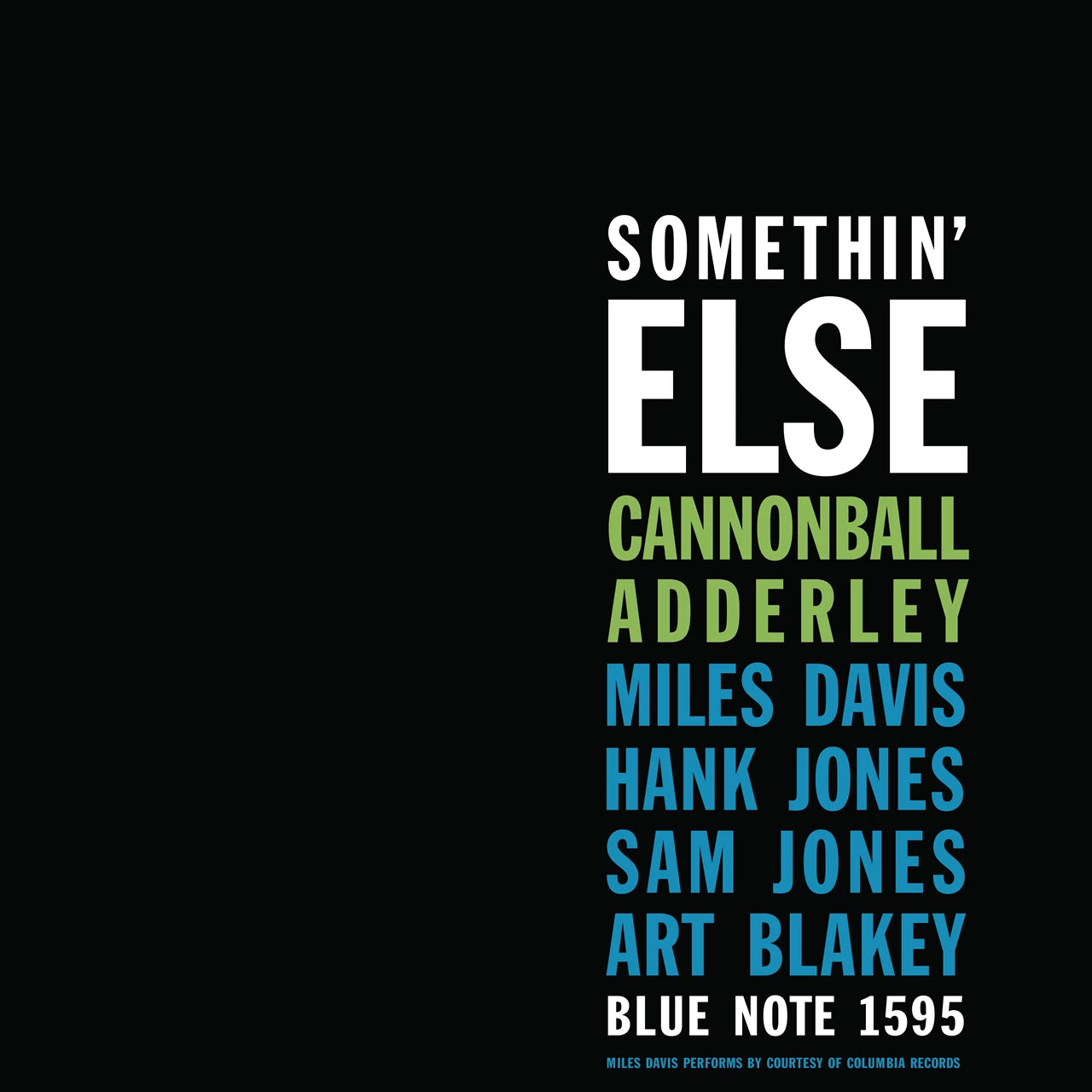 Cannonball Adderley - Somethin' Else LP Vinyl