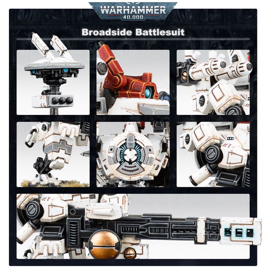 Warhammer 40,000 - T'pau Empire: XV88 Broadside Battlesuit