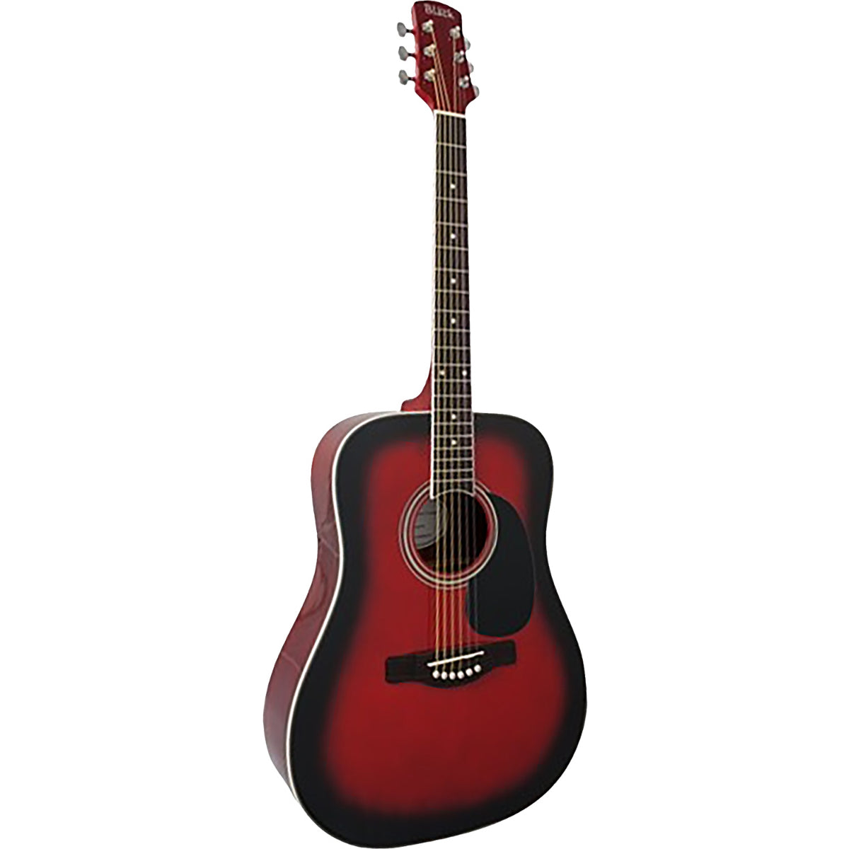 Adam Black S2  Red Dreadnought Acoustic Guitar