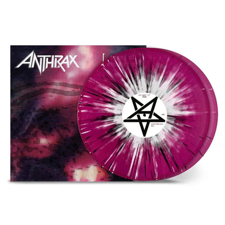Anthrax – Sound Of White Noise 2LP (Limited Edition Transparent Violet with White and Black Splatter Vinyl)