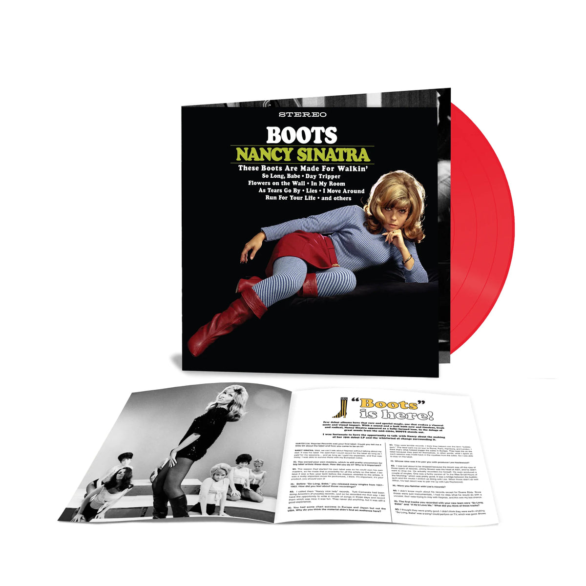 Nancy Sinatra – Boots LP LTD Clear Red w/ Metallic Silver Wax