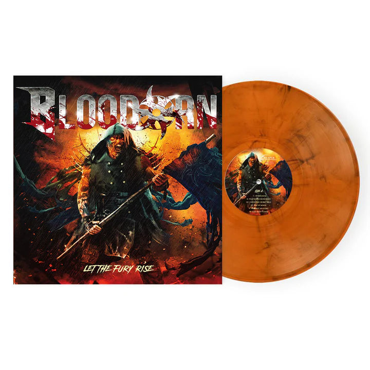 Preorder - Bloodborn - Let the Fury Rise LP (Orange/Black Marbled Vinyl) (Out May 24th)
