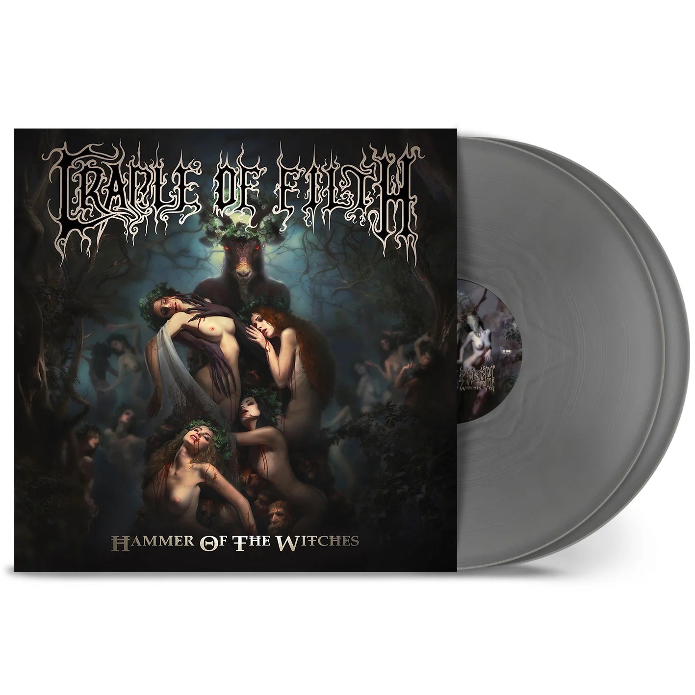 Cradle Of Filth - Hammer Of The Witches 2LP (Limited Edition Silver Vinyl 2024 Reissue)