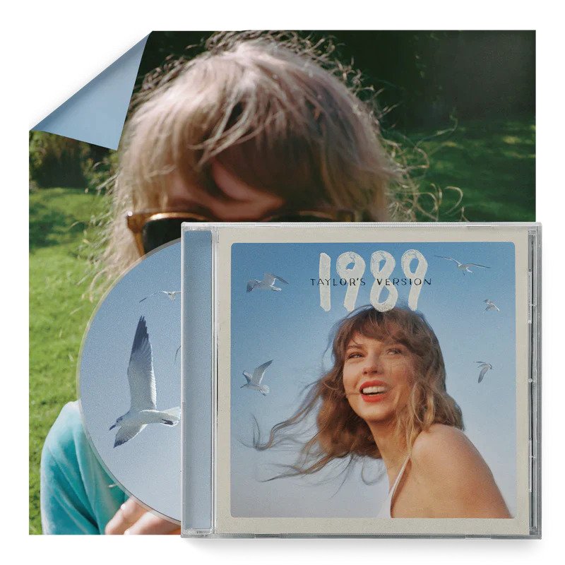 Taylor Swift - 1989 (Taylor's Version)  CD Crystal Skies Blue Standard