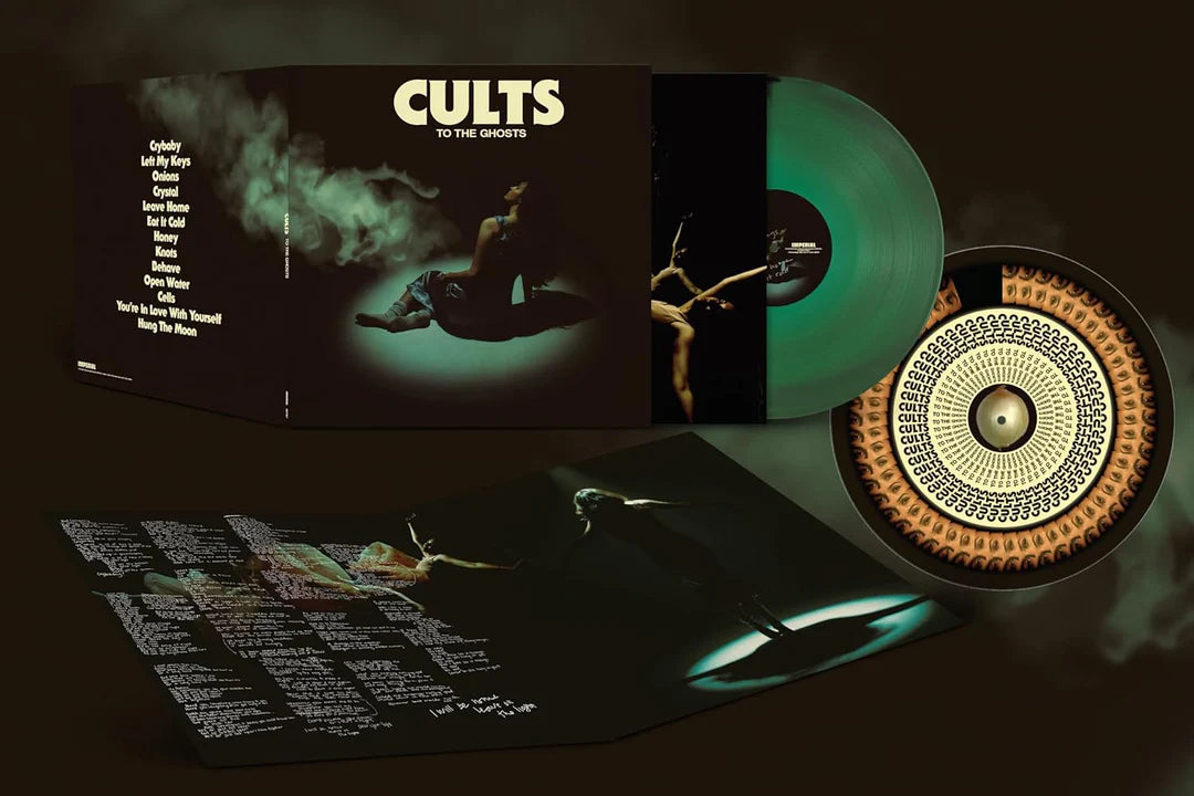 Cults - To The Ghosts (with Zoetrope Slipmat) LP (Green Onion Colour Vinyl)