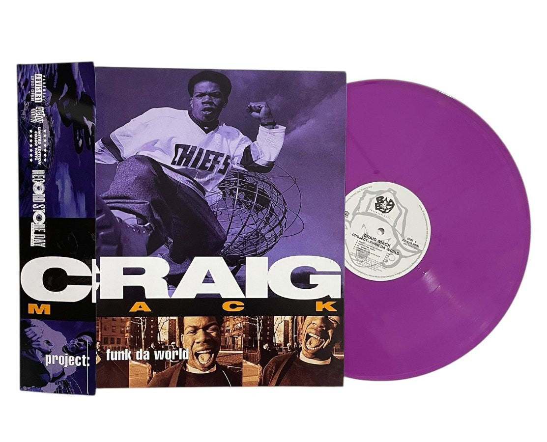 Craig Mack – Project: Funk Da World LP (Limited Edition RSD 2025 Reissue on Opaque Orchid Colour Vinyl)
