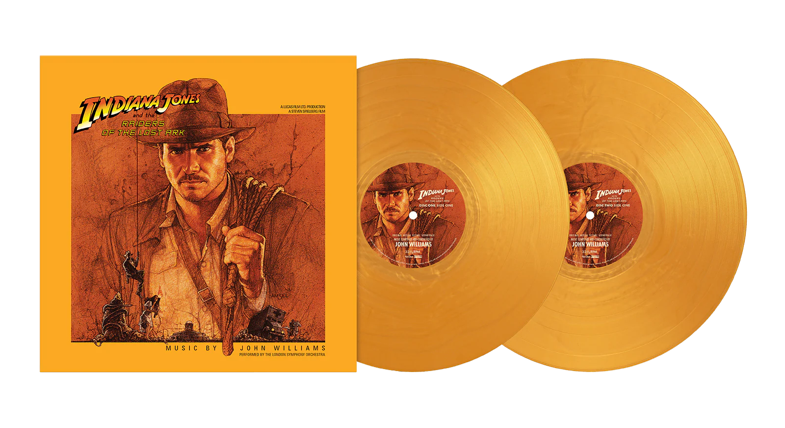 John Williams - Indiana Jones and the Raiders of the Lost Ark 2LP (45th Anniversary Gold Vinyl)