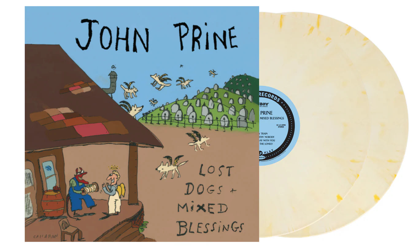 John Prine – Lost Dogs + Mixed Blessings 2LP (Limited Edition Indie Exclusive Buttered Popcorn Colour Vinyl)
