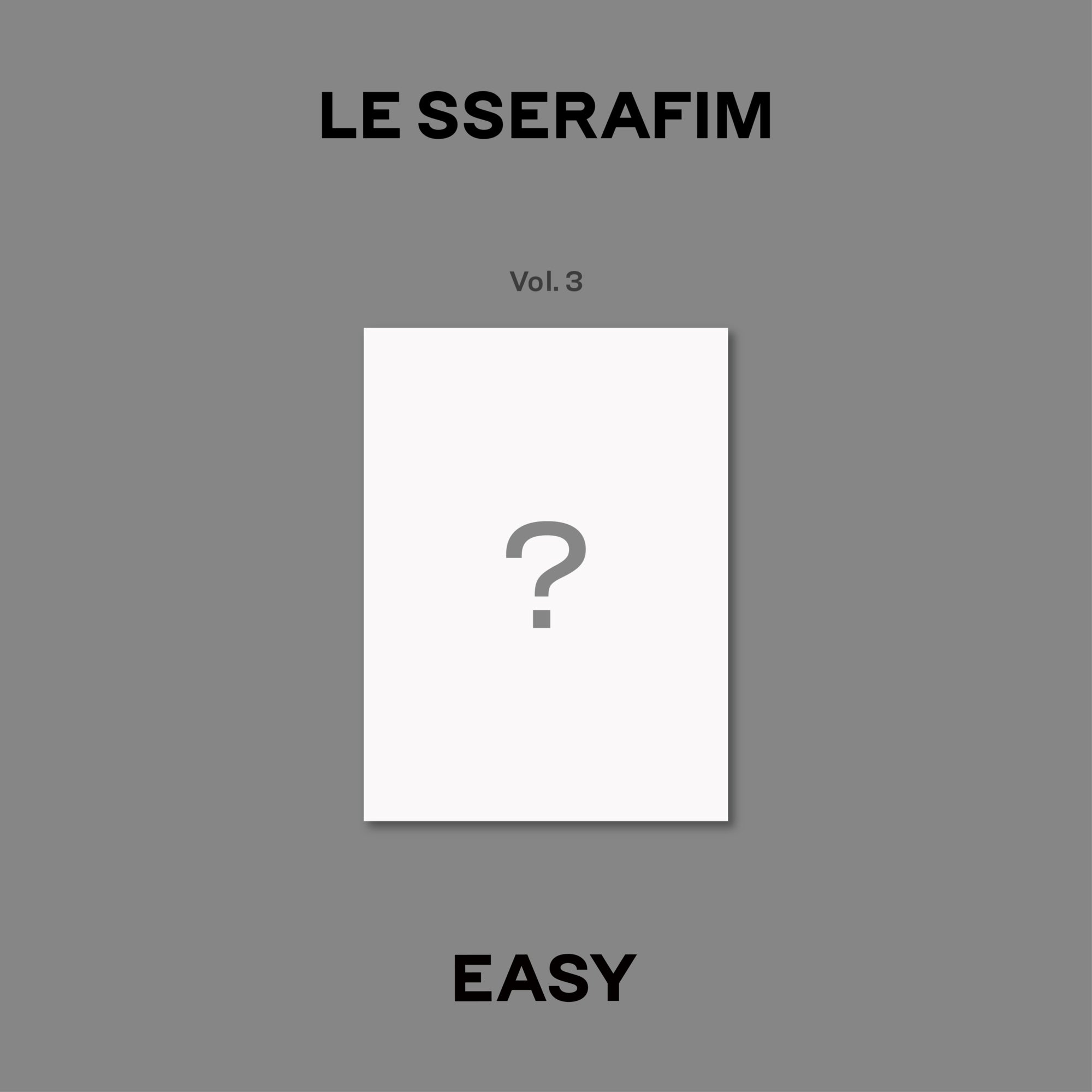 Pre Order: LE SSERAFIM - 3rd Mini Album 'EASY' Vol. 3 CD Out March 23rd 2024