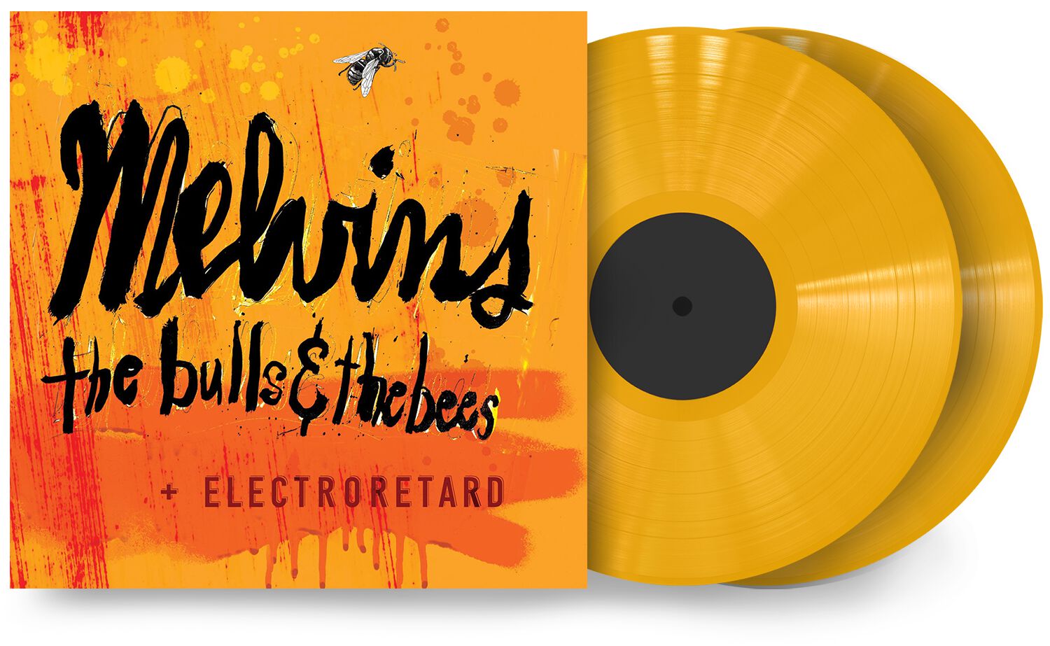 Melvins – The Bulls & The Bees + Electroretard 2LP LTD Yellow Vinyl