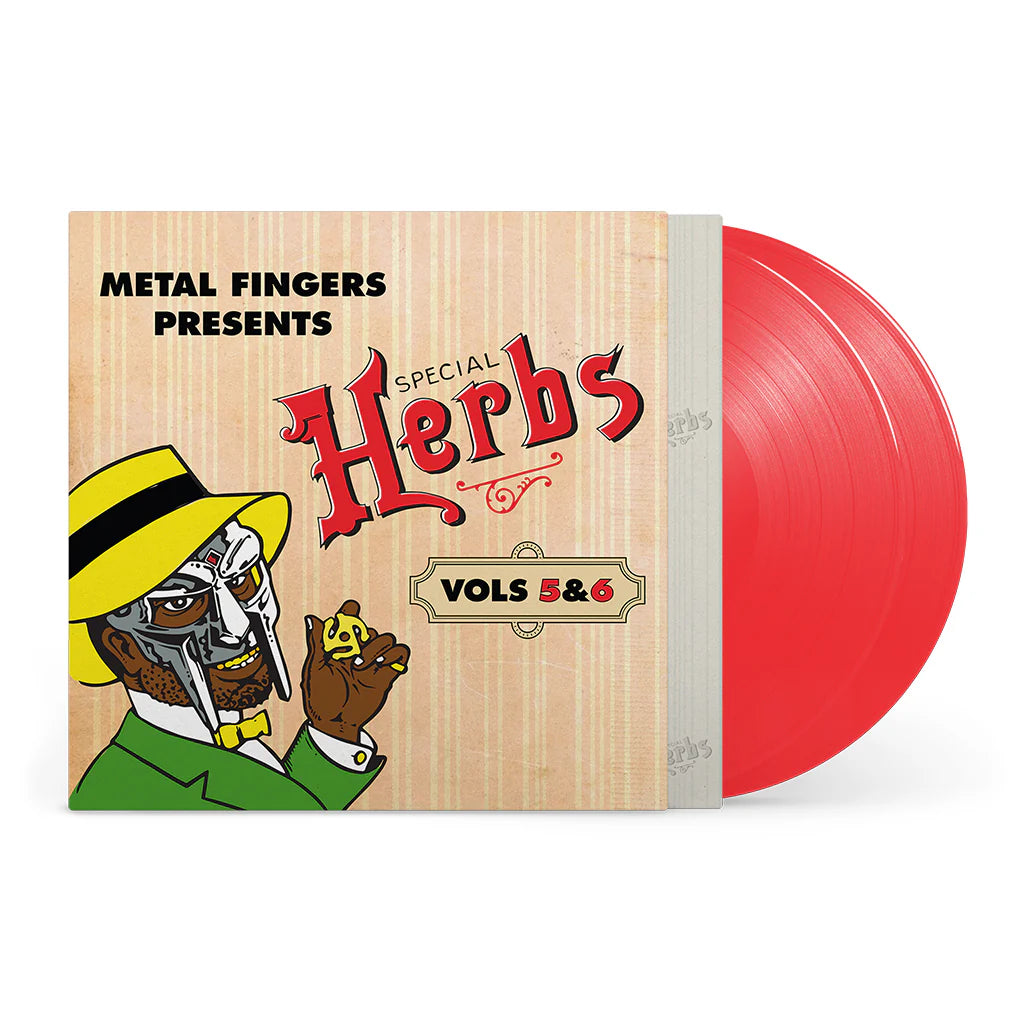 MF DOOM -  Metal Fingers Presents: Special Herbs Vols. 5 & 6 2LP Apple Red Vinyl