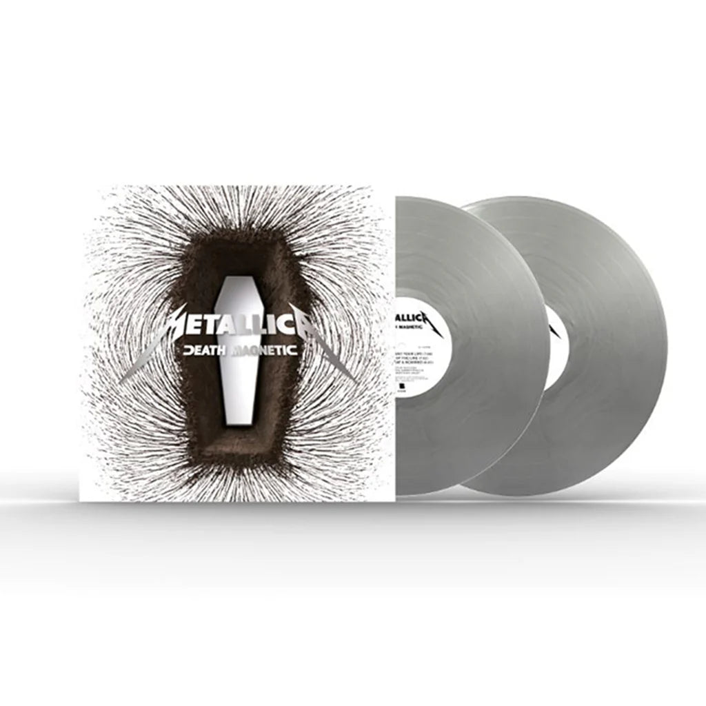 METALLICA - Death Magnetic (2024 Reissue) - 2LP - 'Magnetic Silver’ Coloured Vinyl