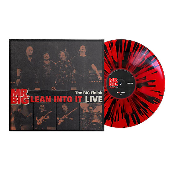 MR.BIG - The Big Finish - Lean Into It Live - 1 LP - 180g Black and Red Splatter Vinyl [RSD 2024]