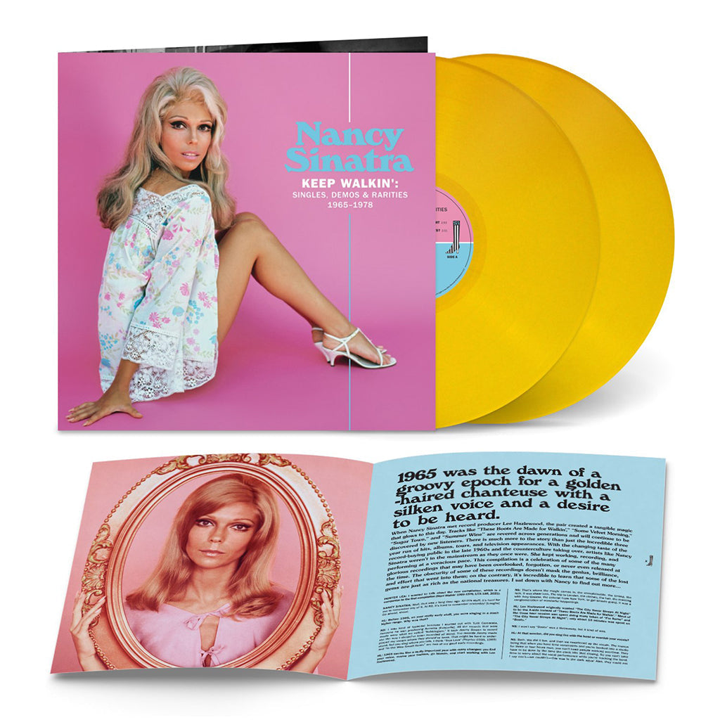 Nancy Sinatra – Keep Walkin': Singles, Demos & Rarities 1965-1978 2LP LTD Yellow Wax Pressing